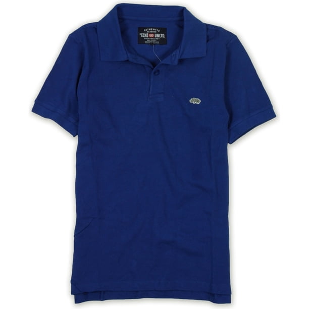 Ecko Unltd. Polo de rugby de color sólido Wallburner para hombre, azul, XXX-Large