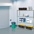 thumbnail image 2 of Shelving Inc. 21"d x 60"w x 84"h Chrome Wire Shelving with 4 Tier Shelves, Weight Capacity 500lbs Per Shelf, 2 of 5