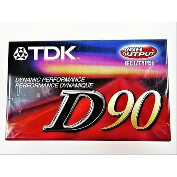 TDK D90 Audiocassette Normal Bias