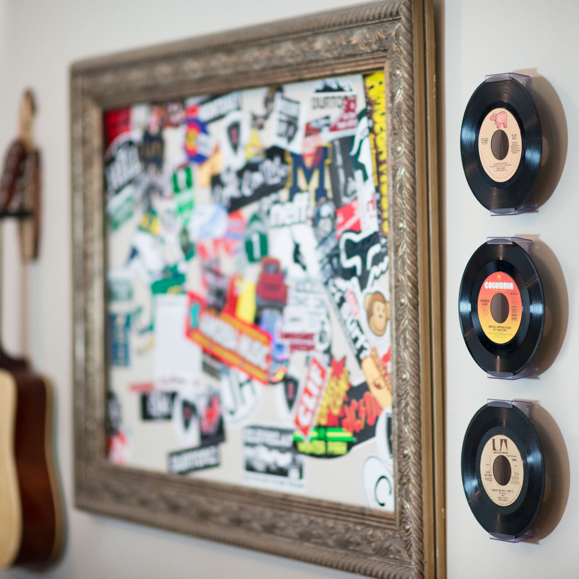 CollectorMount DVD Video Game and 45 RPM Record Mount Display by Collector Mount, 5 Pack