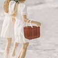 thumbnail image 5 of OFFIGAM Plastic Woven Picnic Basket with Simple Design, and Lightweight, Ideal for Outdoor Use, 1 Piece, 5 of 8