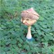 thumbnail image 3 of Mushroom Granny Human Face Mushroom Garden Decor Creative Outdoor Lawn Statue Mushroom Granny Resin Crafts, 3 of 5