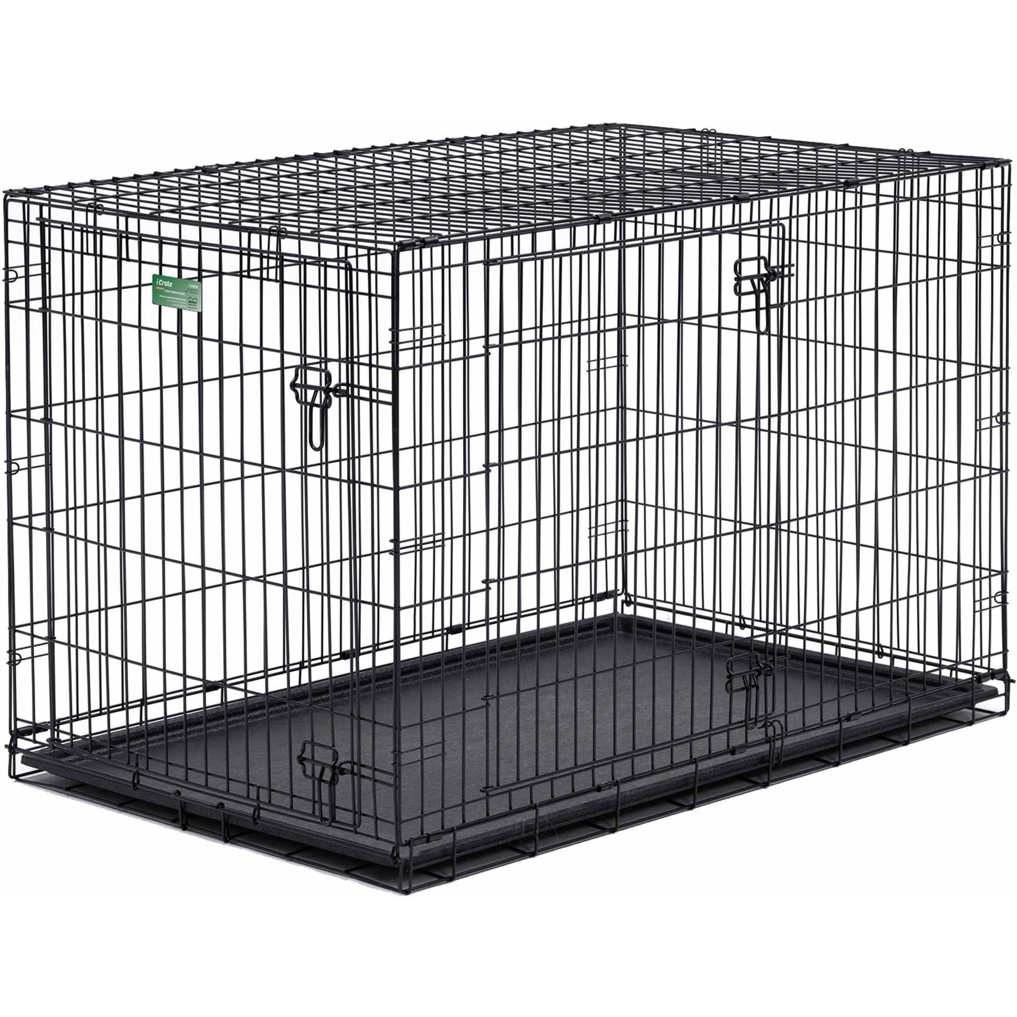 Midwest Icrate Double Door Dog Crate Walmartcom - midwest icrate double door dog crate walmartcom -