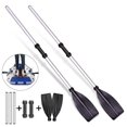 thumbnail image 1 of Aluminum Alloy Paddle Removable for Inflatable Boat, Reinforced Kayak Paddle Lightweight for Rubber Boat Replacement_Perfect Gift, 1 of 5