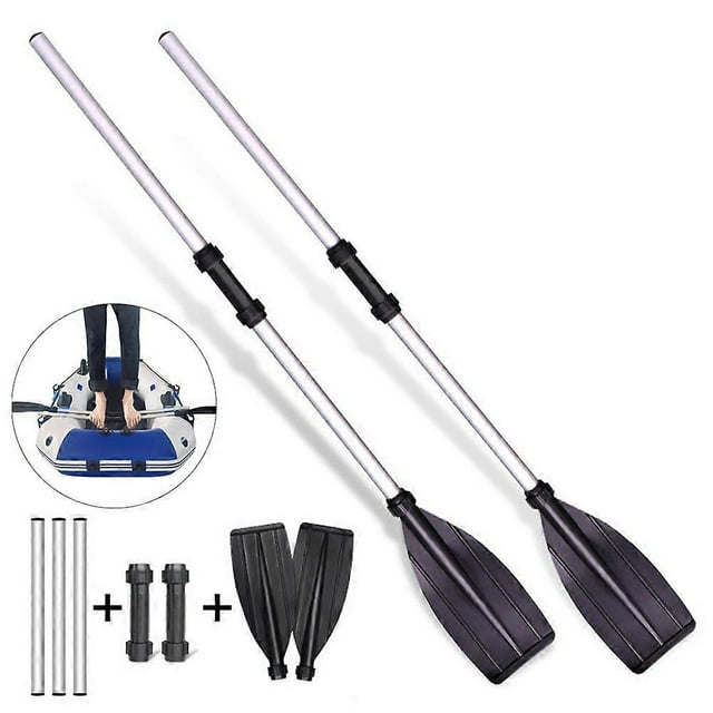 Aluminum Alloy Paddle Removable for Inflatable Boat, Reinforced Kayak Paddle Lightweight for Rubber Boat Replacement_Perfect Gift