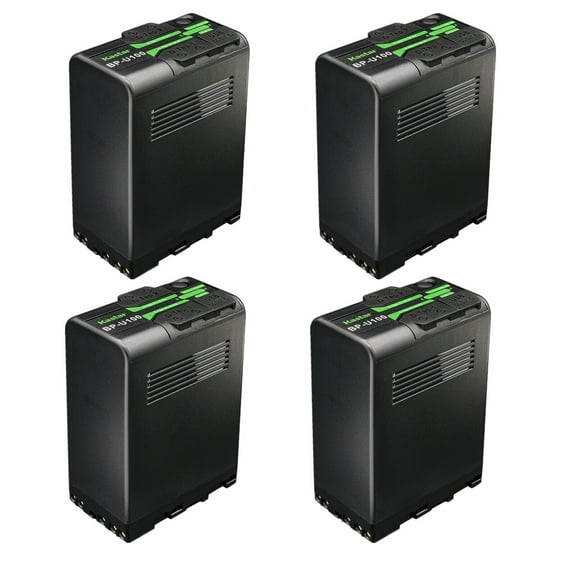 Kastar BP-U100 Battery 4-Pack Replacement for Sony BP-U30 BP-U35 BP-U60 BP-U60T BP-U66 BP-U65 BP-U68 BP-U70 BP-U90 BP-U95 BP-U96 BP-U98 BP-U100 Battery, Sony PMW-300 PMW-300K1 PMW-EX1 PMW-EX1R Camera