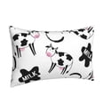 thumbnail image 2 of Bingfone Cute Cow And Milk Stains Standard Size Pillowcase, Long Staple Pure Cotton Envelope Closure Pillow Cover,14"X20", 2 of 9