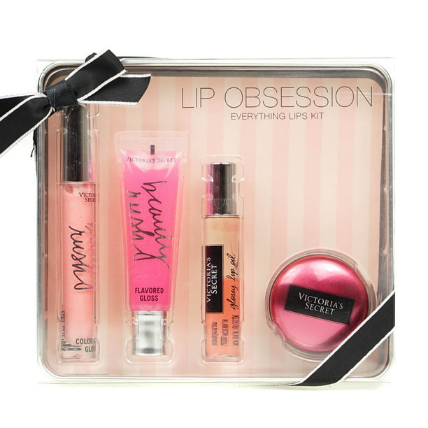 Victorias Secret Victorias Secret Beauty Rush Balm Gloss Lip Obsession Everything Lips 4pcs 