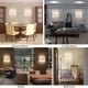 thumbnail image 5 of Aplique de pared LED resistente al agua IP65, lámpara moderna de color blanco cálido con iluminación hacia arriba y hacia abajo para uso en interiores y exteriores, ideal para sala de, 5 of 7