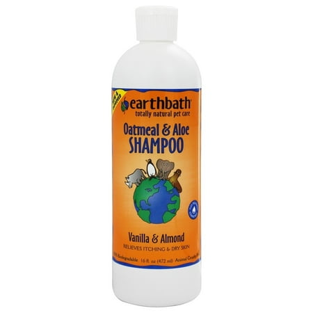 Earthbath farine d'avoine et de l'Aloe Shampooing vanille et d'amande, 16 oz fl