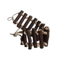 thumbnail image 3 of Flmtop Parrot Swing Toy Pet Birds Solid Wood Climbing Ladder Hanging Rope Decoration, 3 of 5
