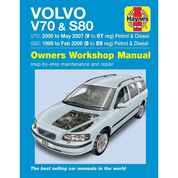 Volvo V70 / S80 Petrol & Diesel (98 - 07) Haynes Repair Manual ^