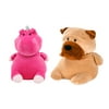 Spark. Create. Imagine. Plush Animals, Pink Unicorn or Brown Dog, Available Style May Vary