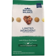 Natural Balance Limited Ingredient Adult Dry Dog Food with Healthy Grains Lamb & Brown Rice Recipe 24 lbs.