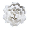 thumbnail image 2 of JingChun 1Pc Ceramic Flower Wall Decoration Hand Made Ceramic Wall Flower Decoration White Home Decor Accents, 2 of 6