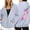 b-Grey, variant on Breast Cancer Awareness Hoodies for Women 2025 Zip Up Long Sleeve Hoodie with Pockets Hooded Sweatshirt Women Jacket