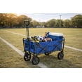 thumbnail image 3 of Mac Sports Collapsible Folding Outdoor Heavy Duty Utility Wagon, 300 lbs Weight capacity, Blue, 3 of 15