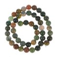 thumbnail image 1 of 2 hebras de espaciadoras sueltas cadena de hallazgos de joyería de forma forma forma de 4 mm 8 mm Fernando Granos redondos de la ágata, 1 of 8
