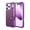 Purple, variant on for iPhone 17 Pro Max Case with Credit Card Holder, Magnetic Back Flip Case PU Leather Wallet Cover for Women Men, All-Round Shockproof Rugged Protective Phone Case for iPhone 17 Pro Max, Rosegold