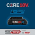 thumbnail image 3 of Bosch GXS18V-11N25 CORE18V 4 Ah Compact Lithium-Ion Battery (2-Pack) and Charger, 3 of 8