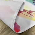 thumbnail image 5 of Ambesonne Tropical Place Mats Set of 4, Palm Trees Seagulls, Standard Size, Pale Yellow Fuchsia, 5 of 6