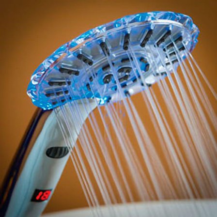 Empire Brass LED-PRNSL-SHWR-HEAD-CP LED Chrome Shower Head