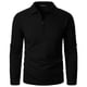 thumbnail image 2 of pstuiky camisas de manga larga para hombre, Suéter de manga larga con cremallera para hombre, abrigo informal sin capucha de manga larga para hombre camisetas de hombre l, 2 of 4