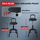 thumbnail image 4 of Taburete de garaje FreekyFit ajustable en altura con respaldo de 300 kg, 4 of 9