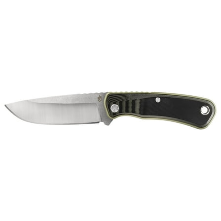 Gerber Downwind Drop Point Fixed Blade Knife, Olive