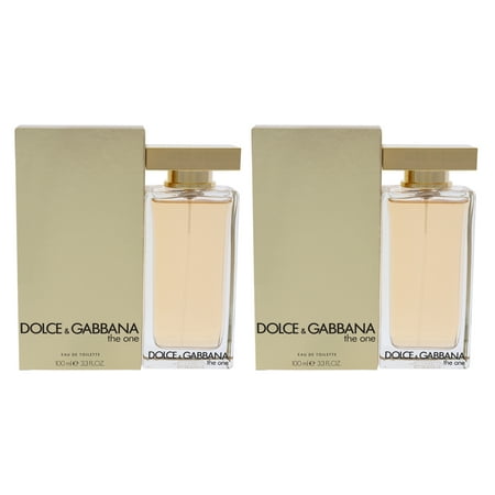 Dolce and Gabbana The One - Pack of 2 EDT Spray, 3.3 oz