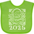 thumbnail image 3 of Inktastic 2025 Chinese New Year Snake Boys or Girls Baby Bib, 3 of 4