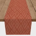 thumbnail image 3 of Creative Products Tribal Diamond Rust 16x72 Poly Twill Table Runner, 3 of 3