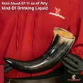 thumbnail image 4 of Armory Replicas 100% Natural Horn Anglo Saxon Roe Viking Nature Drinking Horn - medieval Ox Accessory Perfect for Renaissance fairs or themed events, 4 of 10