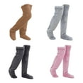 thumbnail image 1 of maskred Winter Warmth In Knee Socks Must-have For Freezing Temperatures Warm Socks Polyester Cozy Slipper Socks Winter Socks brown 1Set, 1 of 6