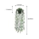 thumbnail image 2 of Wosthever Planta artificial de eucalipto colgante con maceta, hojas verdes falsas, hogar, jardín, oficina, guirnalda realista, estante de uva Decoración Verde, 2 of 6