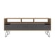 thumbnail image 2 of Mueble de TV hasta 60 Pulgadas RTA Con 5 Compartimientos Color Madera con Gris, 2 of 3