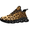 thumbnail image 3 of Uminder Womens Running Shoes Leopard Sneakers Black Shoes Size 12, 3 of 5