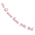thumbnail image 1 of ELAYARD 2Pcs Party Banner Retirement Theme Golden Paper Bunting Queen Farewell Decoration, 1 of 8