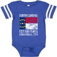 thumbnail image 3 of Inktastic Established November 21, 1789 North Carolina Flag Boys or Girls Baby Bodysuit, 3 of 5
