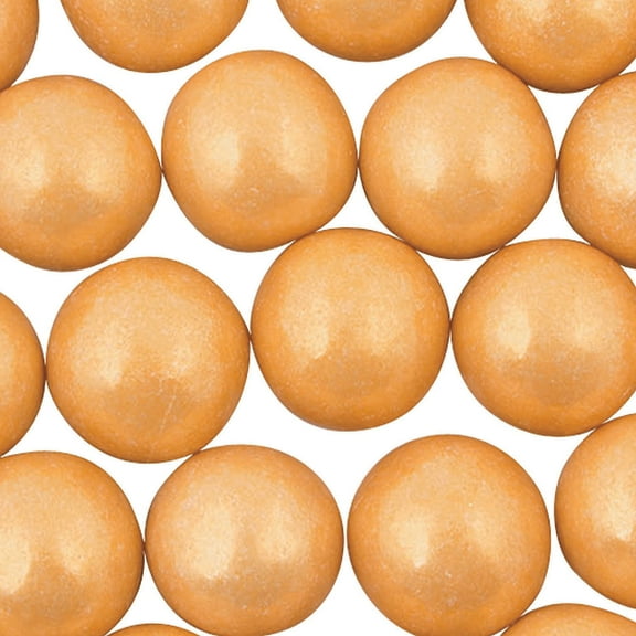 Large Shimmer Gold Gumballs, 97 Pieces, 2 lbs, Candy Buffet, Wedding, Graduation, Party