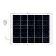 thumbnail image 1 of Panel solar de 8 W con cable de extensión IP65 resistente al agua para cámara de seguridad para exteriores, 1 of 7