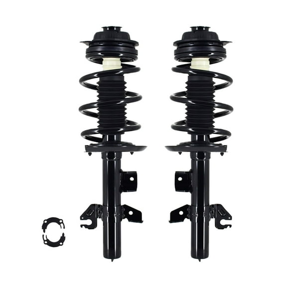 Pair of 2 Front Left-Right Quick Complete Strut-Coil Spring For 2019-2022 Jeep Cherokee FWD