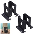 thumbnail image 4 of 4Pcs Adjustable Wood Fence Pergola Post Base Brackets Kit Heavy Duty Post Anchor Base Brackets for Deck Railing Mailbox, 4 of 7