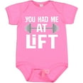 thumbnail image 3 of Inktastic Weightlifting You Had Me at Lift Boys or Girls Baby Bodysuit, 3 of 5