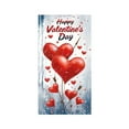 thumbnail image 2 of 2026 Valentine's Day Door Curtain Decoration, Love Hanging Flag With Heart Patterns, Non-Woven Fabric For Home Front Door Bedroom Entrance Valentine Party Date Night Engagement, 2 of 6
