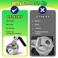 thumbnail image 4 of Tapa con Pico Vertedor para Frascos Mason de Acero Inoxidable 4PCS, 4 of 9