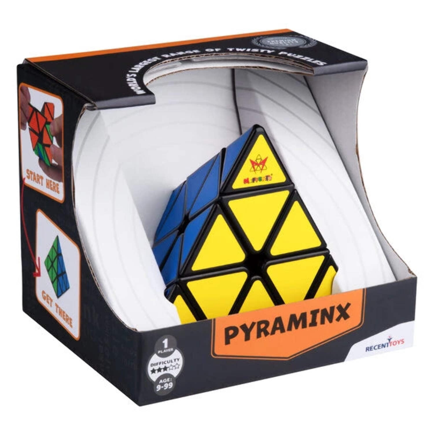 Meffert's Puzzles Pyraminx Puzzle Cube by University Games
