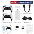 thumbnail image 3 of 2.4G HD Arcade Machine Los mejores regalos Diseño antideslizante para niños y niñas (Blanco 64G), 3 of 7