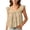 Beige, variant on Summer Tops for Women Casual Square Neck Short Sleeve Pullover Comfy Loose Solid Basic Fashion Blouse, Wine XXL