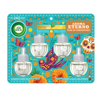 Air Wick® Líquido Eléctrico 0+4 Flor de Cempasúchil 20 mL c/u